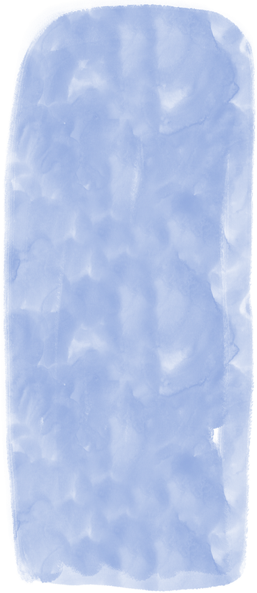 tall blue watercolor rectangle PNG, SVG