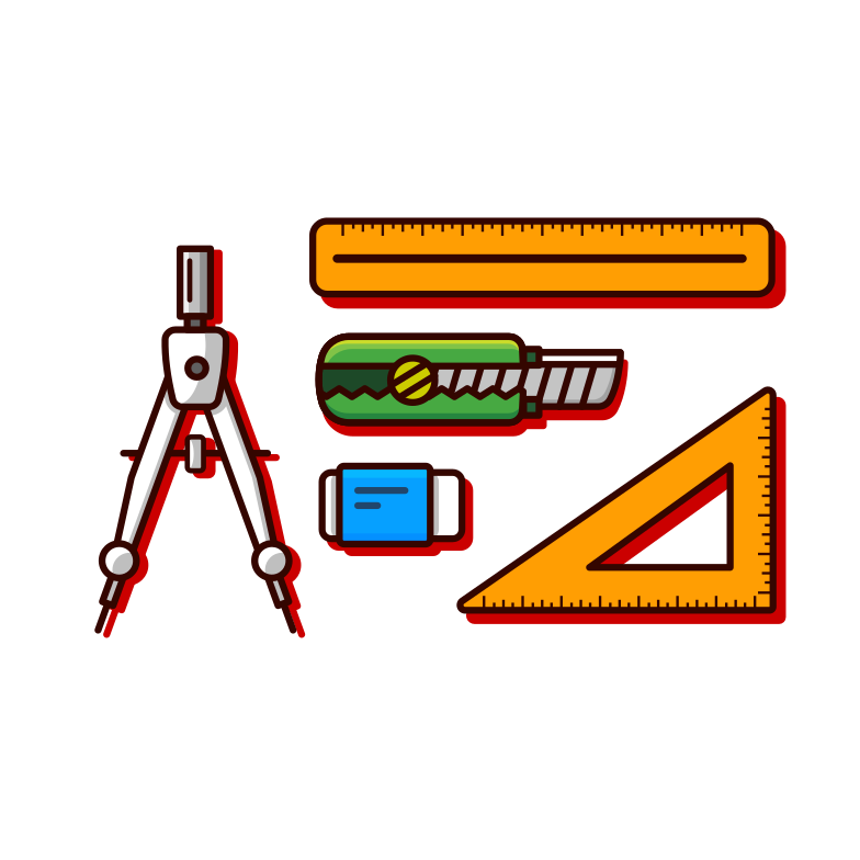 Immagine Vettoriale strumenti di progettazione in PNG e SVG in stile | Illustrazioni Icons8