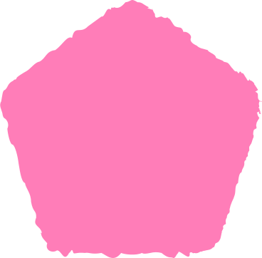 Pentagono rosa PNG, SVG