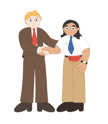 Meeting of coworkers PNG, SVG