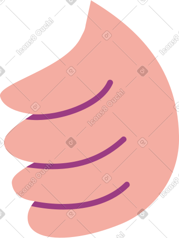 Part of the hand with fingers PNG, SVG