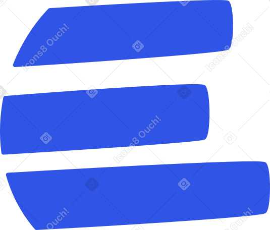 cropped blue element Illustration in PNG, SVG
