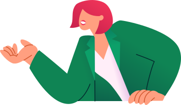 Женщина в зеленой куртке в PNG, SVG