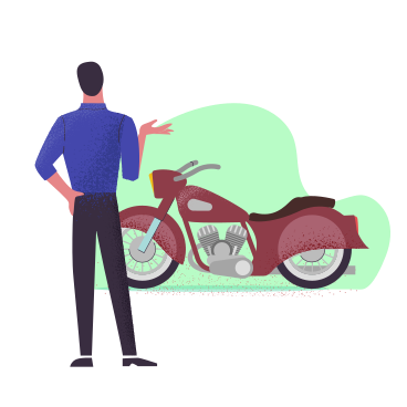 Enjoy the motorcycle PNG, SVG