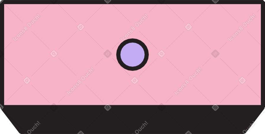 pink cabinet drawer with shadow Illustration in PNG, SVG