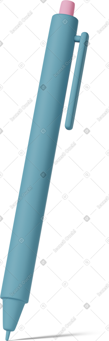 Blue pen PNG, SVG