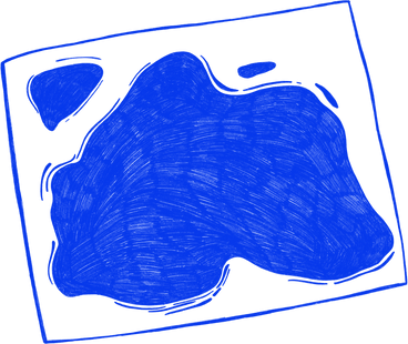 Carte bleue du relief PNG, SVG