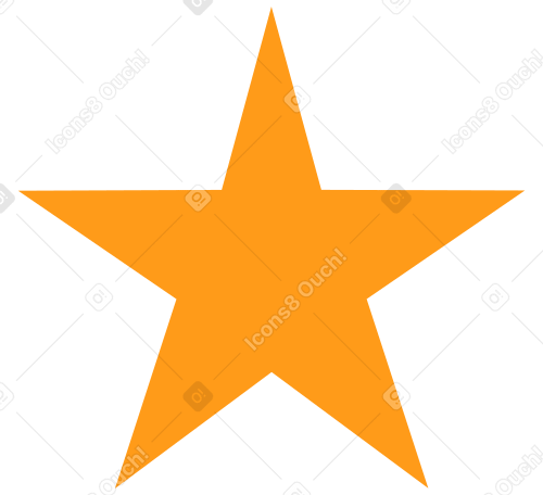 желтая звезда в PNG, SVG
