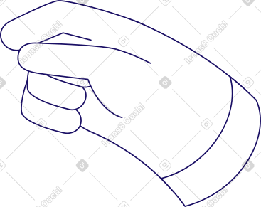 Hand holding something PNG, SVG