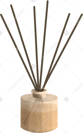 aroma diffuser with sticks в PNG, SVG