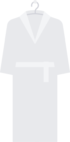 bathrobe on hanger Illustration in PNG, SVG