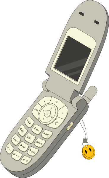 Складной телефон в PNG, SVG