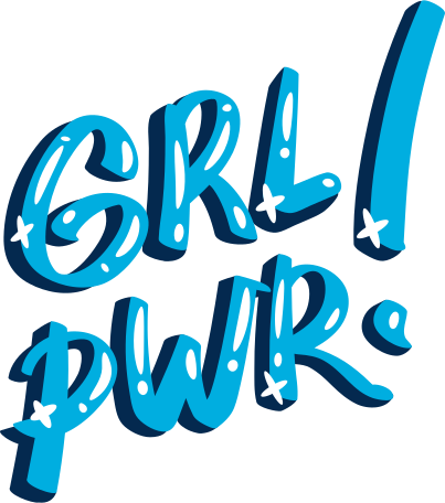 girl power Illustration in PNG, SVG