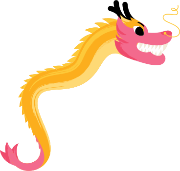 Dragon serpent lune PNG, SVG