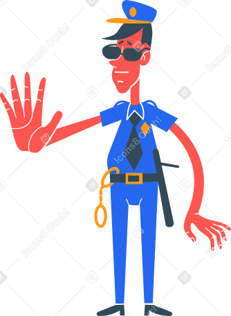 полицейский в PNG, SVG