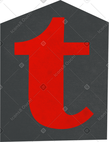 collage lowercase letter t PNG, SVG