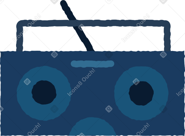 boombox PNG, SVG