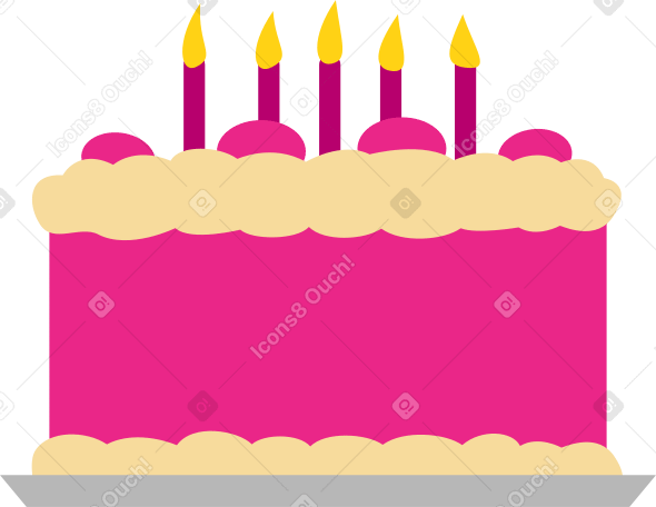 pastel de cumpleaños PNG, SVG