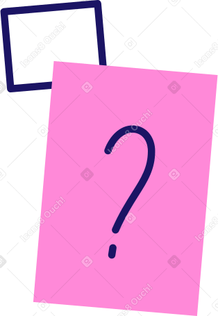 question stickers Illustration in PNG, SVG