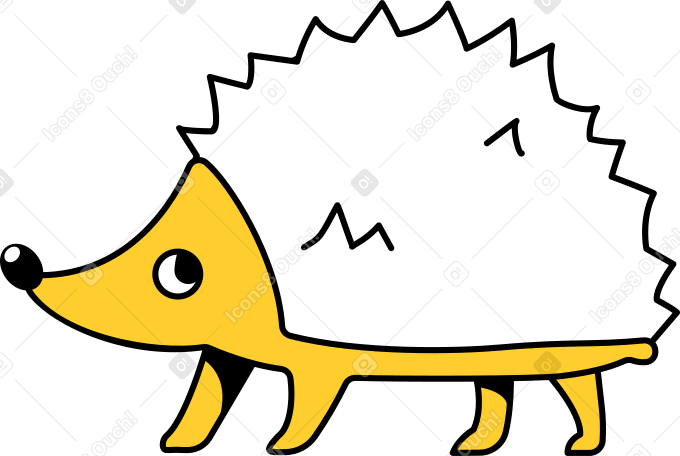 hedgehog PNG, SVG