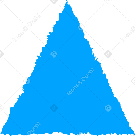 triangle sky blue Illustration in PNG, SVG