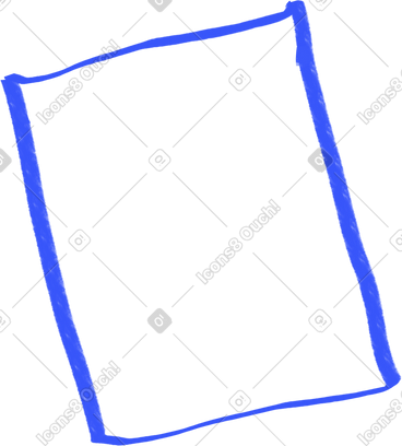 Blue rectangle PNG, SVG