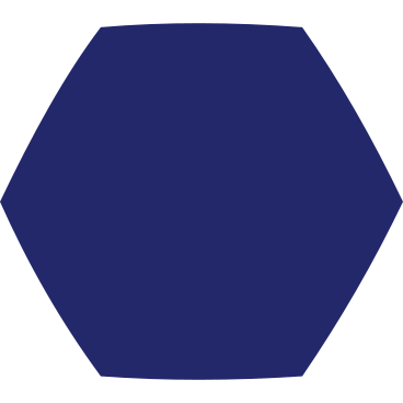 hexagon dark blue PNG, SVG