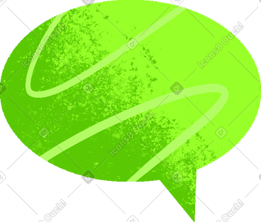 Green textured bubble PNG, SVG