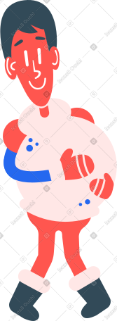 男孩站着 PNG, SVG