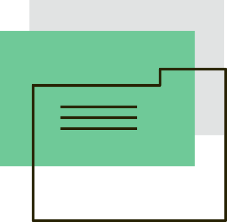green folders Illustration in PNG, SVG
