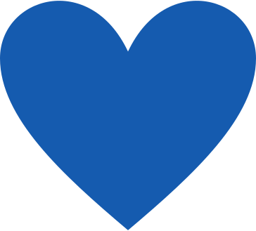 Blue heart PNG、SVG