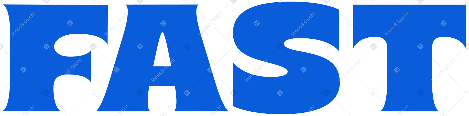 Schriftzug schnell PNG, SVG