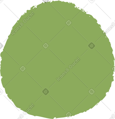 Dark green circle PNG, SVG