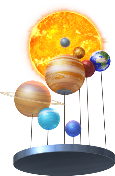 Modèle de système solaire PNG, SVG