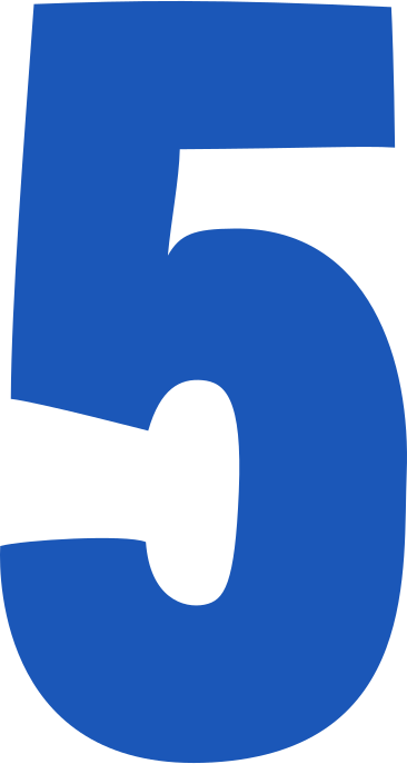 Numero 5 PNG, SVG