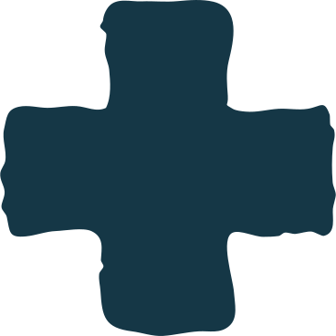 Dark green cross shape PNG、SVG