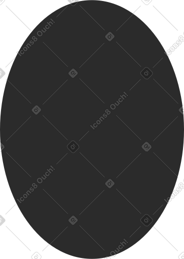 Black ellipse PNG, SVG