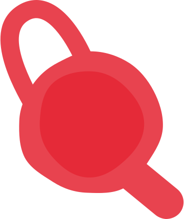 Red watering can в PNG, SVG