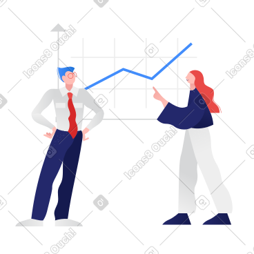 男人和女人讨论图 PNG, SVG