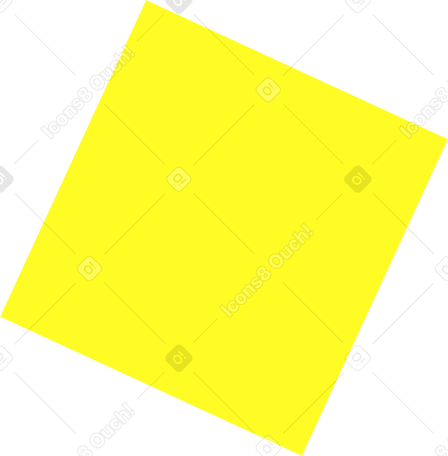 yellow square PNG、SVG