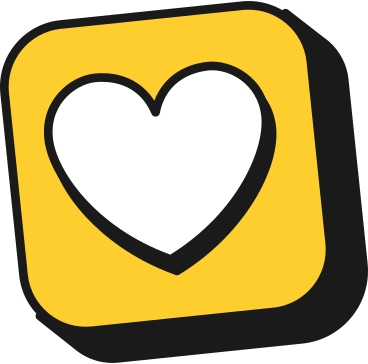 heart icon animated illustration in GIF, Lottie (JSON), AE