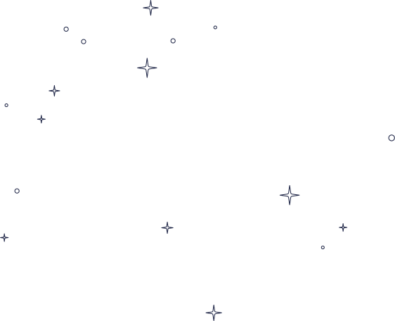 stars in space line Illustration in PNG, SVG