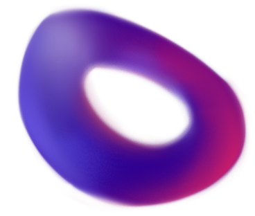 pink and purple oval 3D torus shape PNG, SVG
