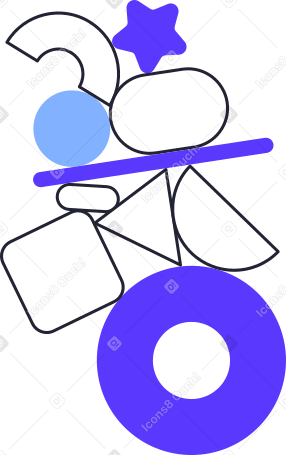 shapes Illustration in PNG, SVG