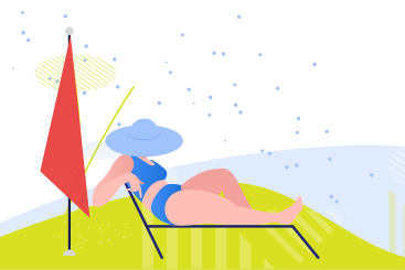 Am strand entspannen PNG, SVG