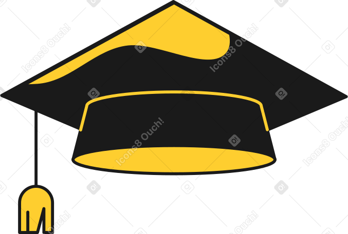 학업 졸업 모자 PNG, SVG