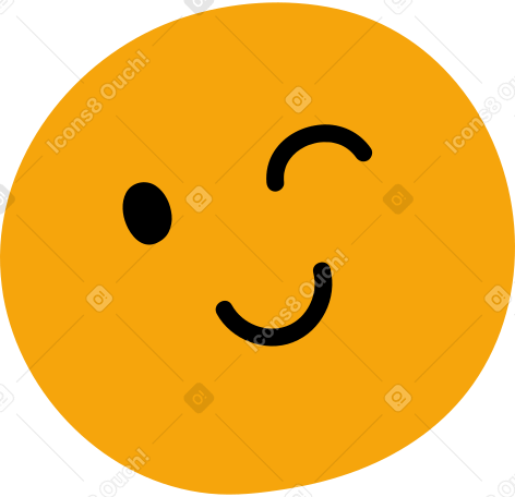 winking icon PNG, SVG