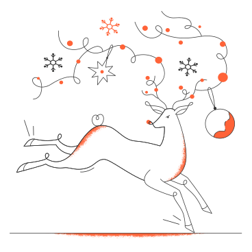 크리스마스 사슴 PNG, SVG