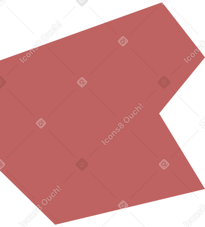 burgundy polygon PNG, SVG