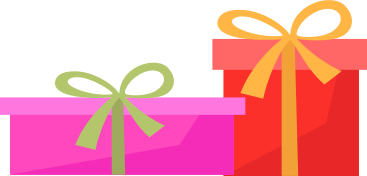 Zwei weihnachtsgeschenke PNG, SVG